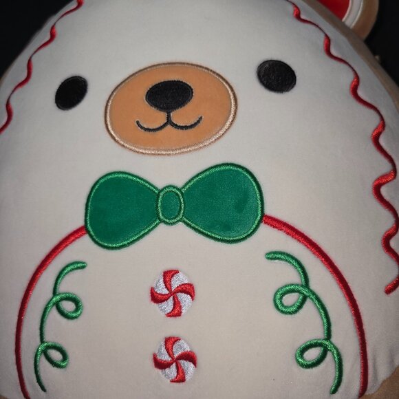 Christmas Squishmallows Original 12-Inch Tolef Cookie Bear - Picture 2 of 4